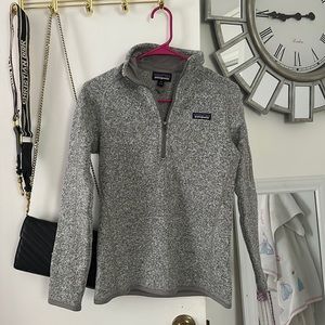 Grey Patagonia guarded zip sweatshirt extra small